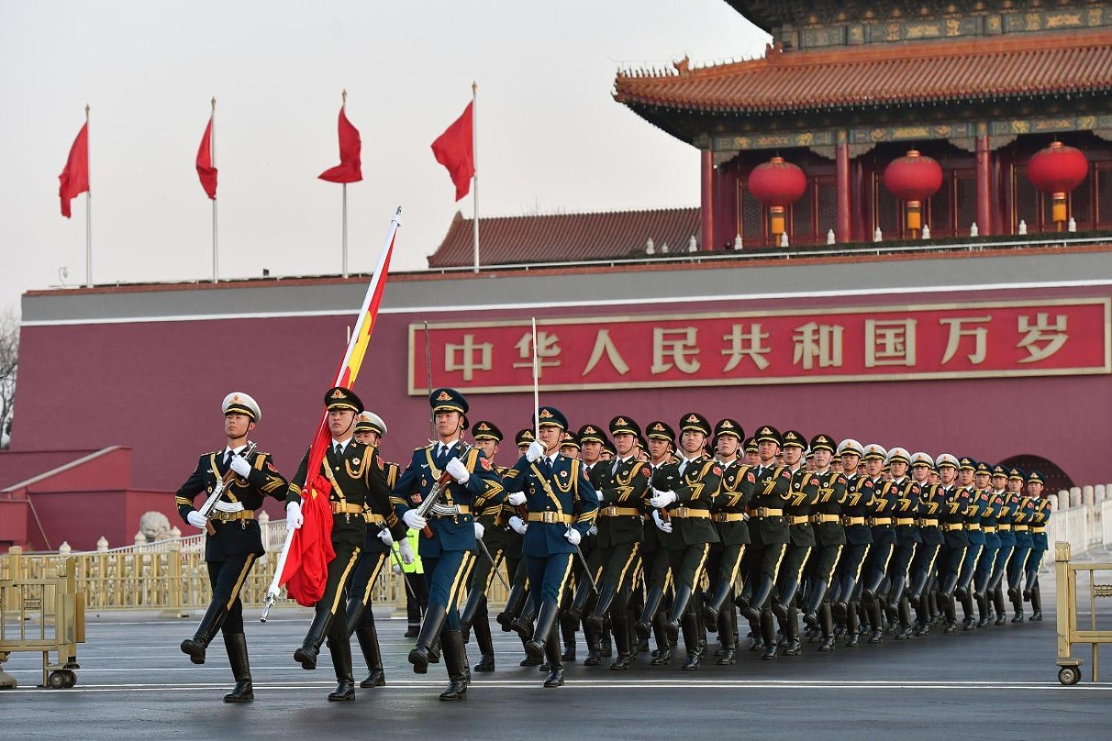 East Sacred Hotel--Very Near Beijing Tiananmen Square ,The Forbidden City,The Temple Of Heaven ,3 Minutes' Walk To Wangfujing Subway ,Located In The Center Of Beijing, Many Shopping Malls Around,Newly Renovated Hotel-Able To Receive Foreign Guests 外观 照片 The 60th Anniversary of the Founding of the People's Republic of China military parade